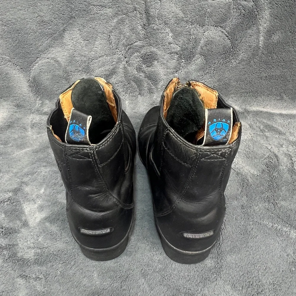 Ariat Cobalt VX Black Leather Front Zip Paddock Riding Boots Womens 9.5B